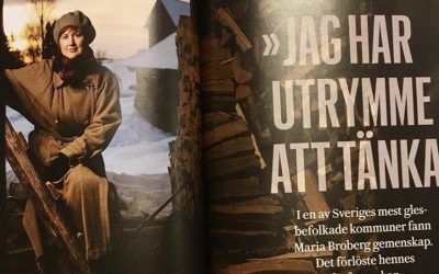 Reportage i tidningen Skriva